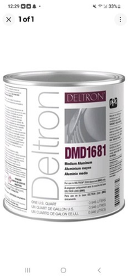 #ad PPG DMD 1681 Medium Aluminium 1 Qt $150.00