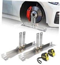 Upgraded Wheel Alignment Tool with Connection Sheet, Heavy Duty Stainless