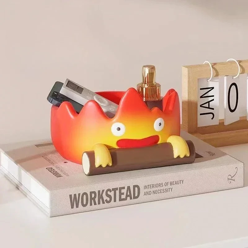 Figura Bandeja Calcifer El Castillo Ambulante - Organizador Resina Ghibli