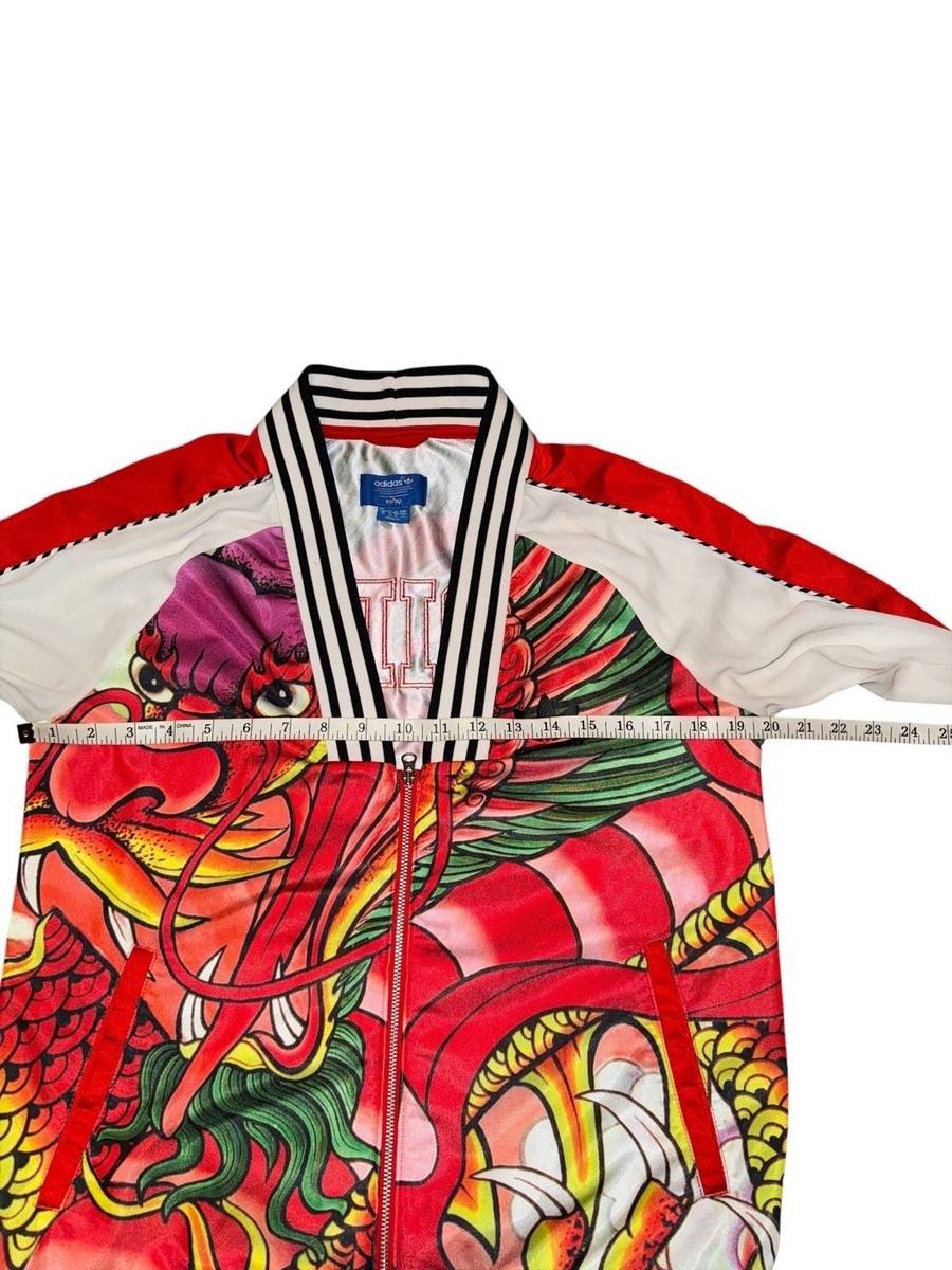 Adidas Originals Rita Ora Dragon Print Track Jacket Zip Size
