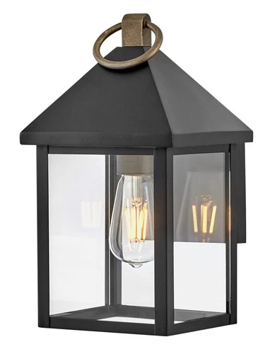 Lark 81520 Rhett 13" Tall Outdoor Wall Sconce - Black - Picture 1 of 9