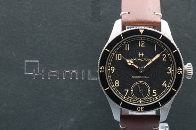 [NEUWERTIG/w Box] HAMILTON Khaki Aviation Pilot Pioneer H767190 MT...