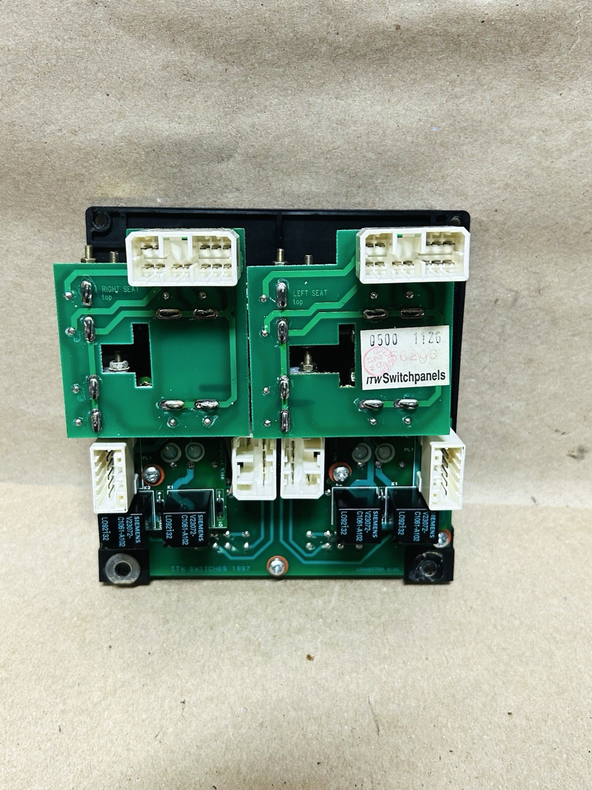 Bentley Arnage 2001 Seat control switch