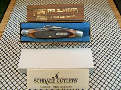 SCHRADE OLD TIMER 61OT SLIM PREMIUM USA MINT CARBON STEEL STOCKMAN POCKET KNIFE