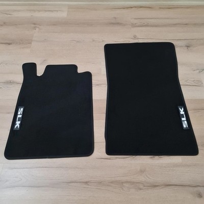 2pcs For Mercedes SLK R170 Front Car Floor Mats Velour Waterproof Carpet Liners