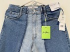 $119 Sam Edelman Wide Leg Ankle Solstice 5 Pocket Blue Denim Trouser Jeans Sz 27 — photo 3