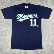 Vintage Seattle Mariners Shirt Mens Medium MLB Baseball Edgar Martinez 2000s