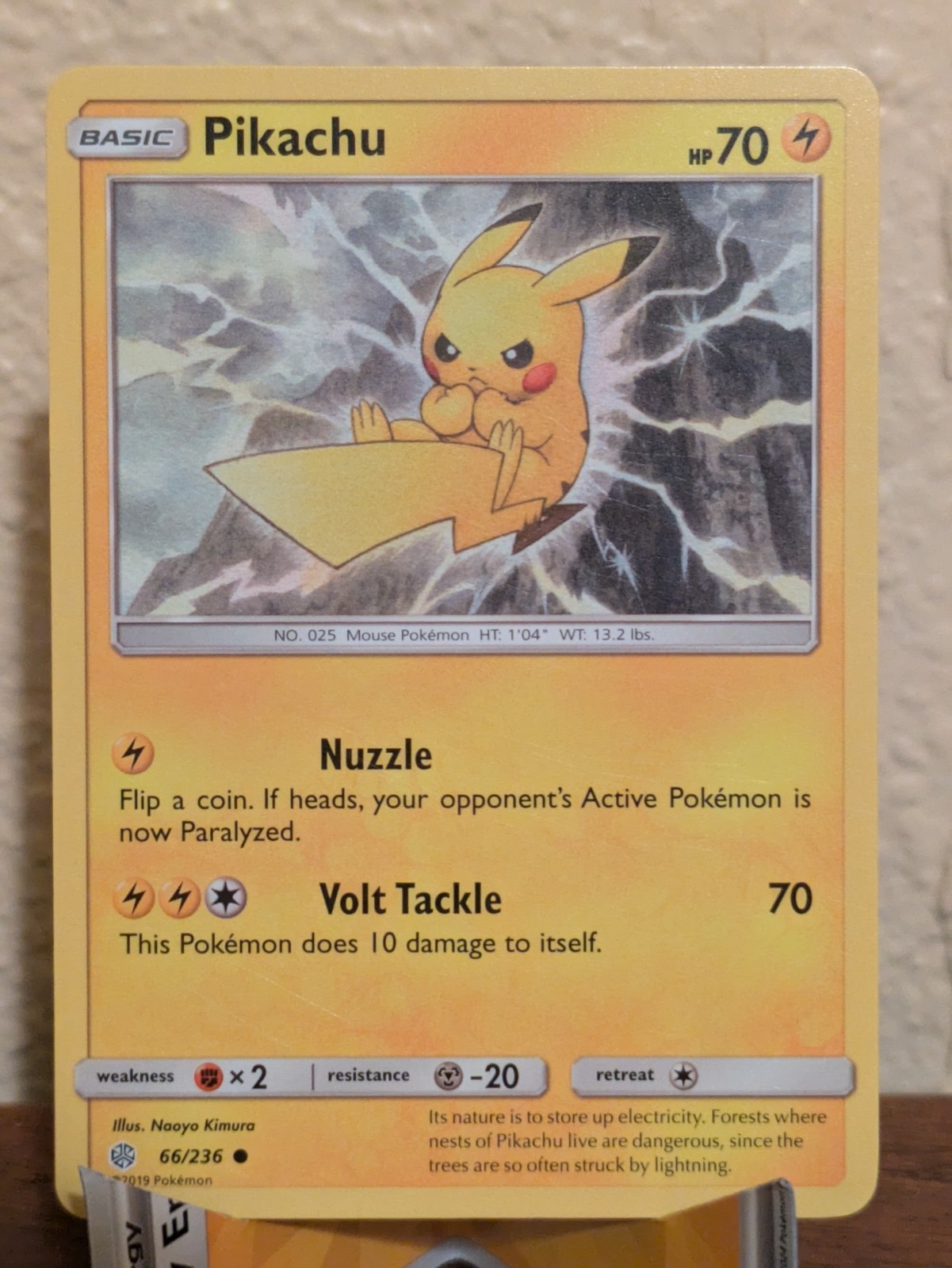 TCG Pikachu #66/236 Regular, Pokémon Sm-Cosmic Eclipse