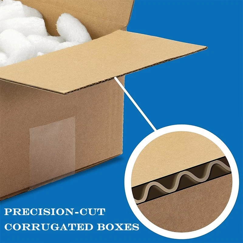 Secure Seal 6x6x4 Corrugated Boxes - Pack of 10/30/50 | Shipping Mailing Moving - Image 3 of 4