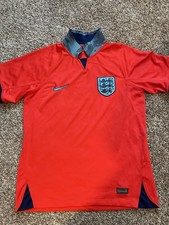 Nike England Football Soccer Womens Polo Shirt M