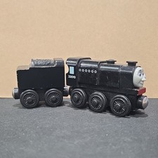 BRIO Wooden Black Steam Train Engine and Tender 33010 Toy for Ages 3-7 Years