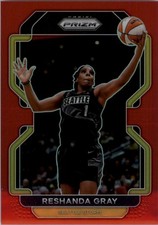 2022 Panini Prizm WNBA Prizms Red #142 Reshanda Gray /199 - BSK