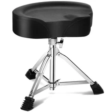 AODSK Heavy-Duty Drum Throne - Adjustable Height 17.13-23.62 Inches, Comforta...