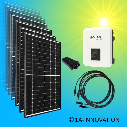 Sistema solar 8000 vatios paquete completo 8 KW sistema solar alimentación de red trifásica - Imagen 1 de 2