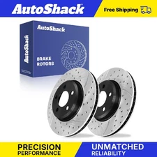 Front Drilled Slotted Brake Rotors for Dodge Challenger 2006-2023 Charger