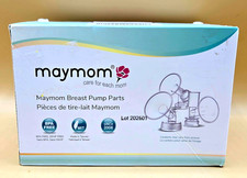 Maymom 19mm Wide-Mouth 2 Pack Pump Flanges w/Duckbill For Spectra Breast Pumps