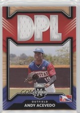 2022 Panini Elite Extra Edition DPL Material Andy Acevedo #DM-AA 10k8
