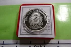 OHIO STATE UNIVERSITY 1997 ROSE BOWL BIG TEN CHAMPS 999 SILVER COIN COA 6BT4