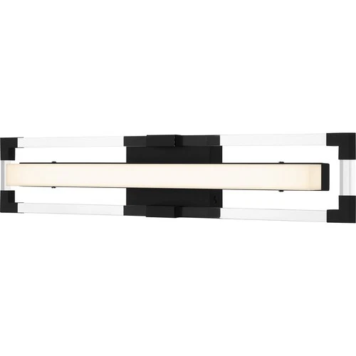 Quoizel PCEIA8524 Elias 24"W Vanity Light - Black - Picture 2 of 7