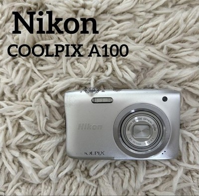 Heisei Retro Nikon COOLPIX A100 compact digital silver | eBay
