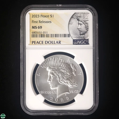 2023 Silver PEACE Dollar NGC MS 69 - Modern Commemorative - First Releases