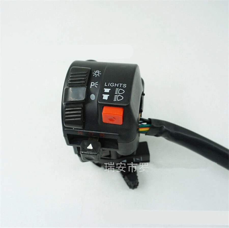 22mm 7/8"Motorcycle Handlebar Start Stop Headlight Hi/Low Throttle ON-Off Switch - Image 4 of 4