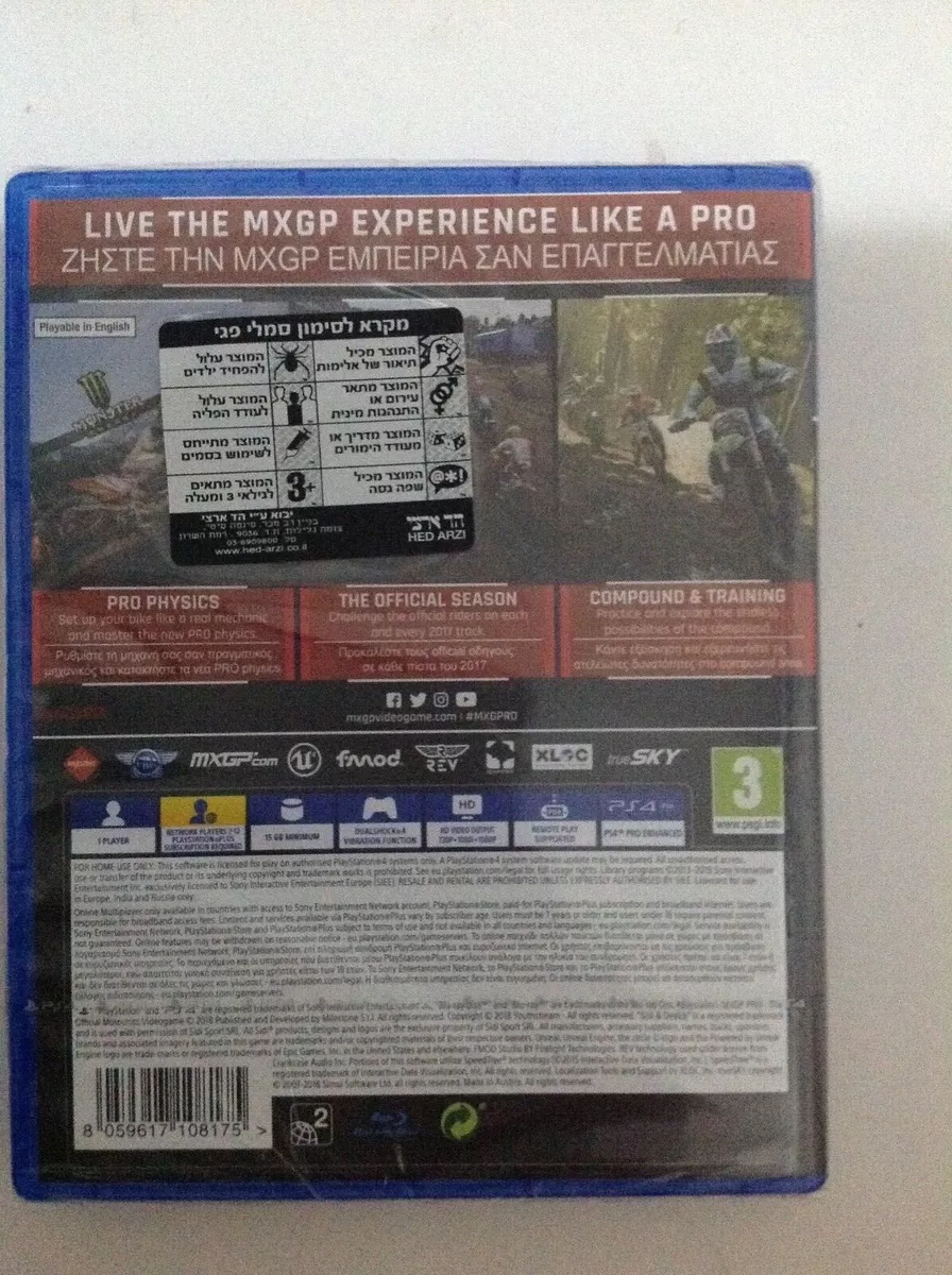 MXGP Pro - PlayStation 4, PlayStation 4