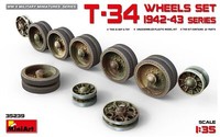 1:35 Miniart T-34 Wheels Set. 1942-43 Series Kit MIN35239 Modellbau