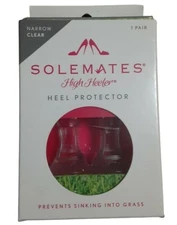 Solemates Clear Narrow High Heeler Heel Protector 1 Pair