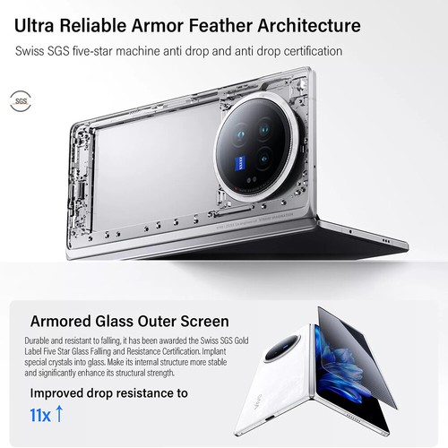 ViVO X Fold3 5G Folded Phone Snapdragon 8 Gen 2 NFC 50MP Quad Camera 5500mAh 80W - Picture 3 of 18