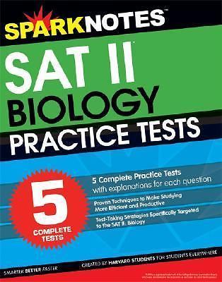 Sparknotes Test Prep Ser.: Sat II Biology Practice Tests by SparkNotes ...