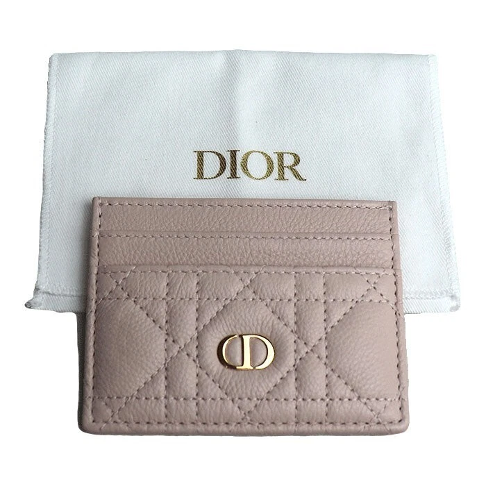Étui à cartes Christian Dior Caro Freesia rose S5130UWHC_M413 femme occasion