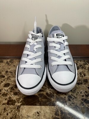 Converse All Star Canvas Low Top Sneakers Youth Gray Size 13 S3
