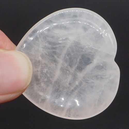 Heart Oval Thumb Worry Stone Healing Crystal Pocket Palm Stone Chakra Meditation - Imagen 2 de 141