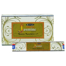Satya Natural Jasmine Incense Sticks Pack of 12X15g Each 180 Incense Sticks