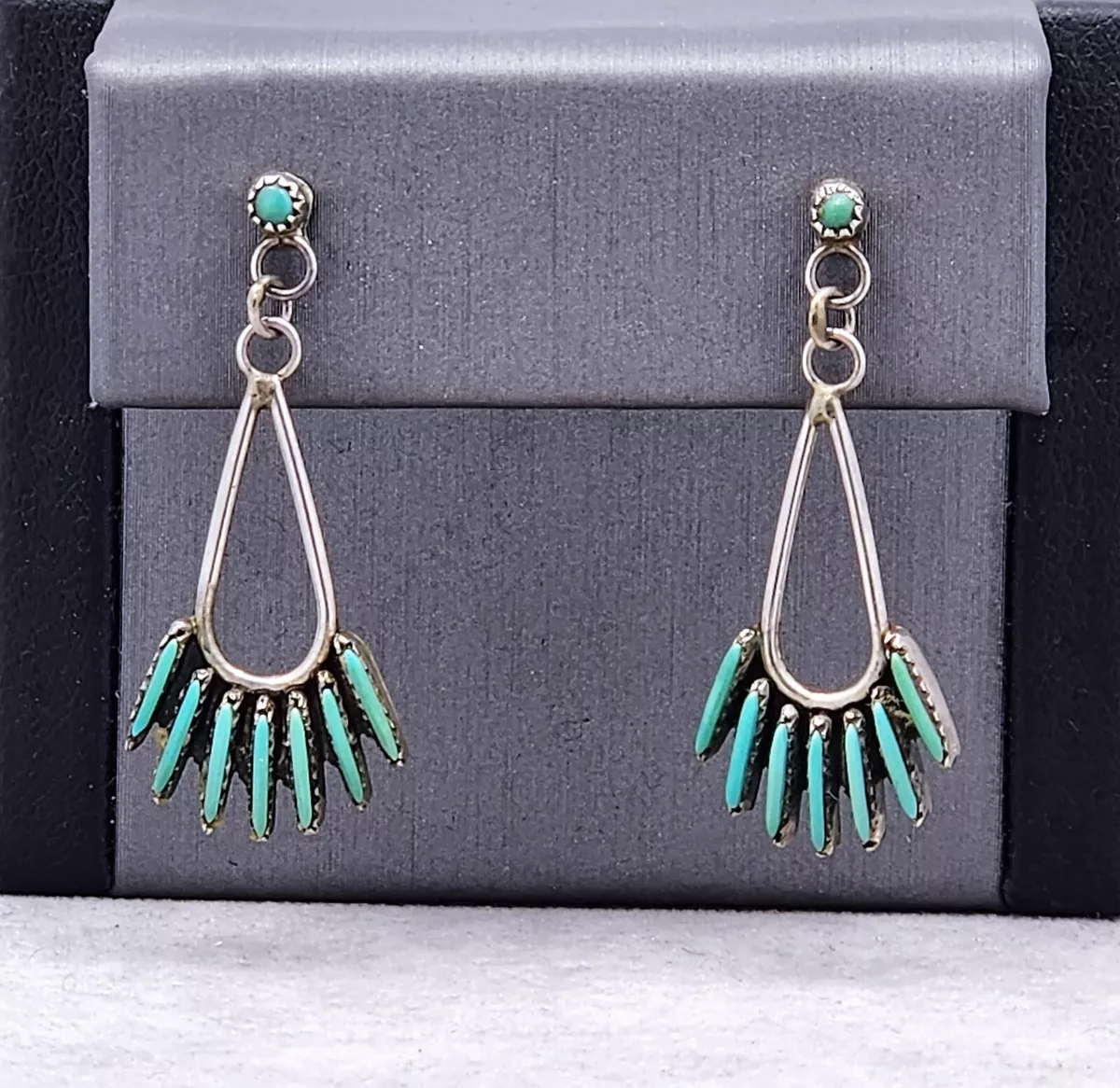 Zuni 2024 needlepoint earrings