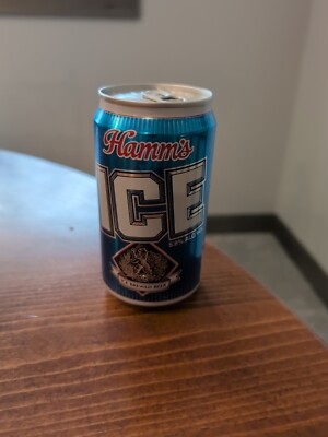 Hamms Ice 5.8% ALC/VOL  12 oz Aluminum Beer Can - CM380 Pabst Empty