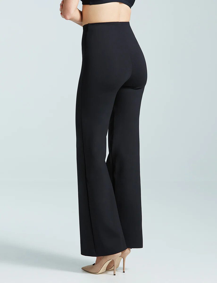 Commando NEO202 Neoprene Wide Leg Pant Black