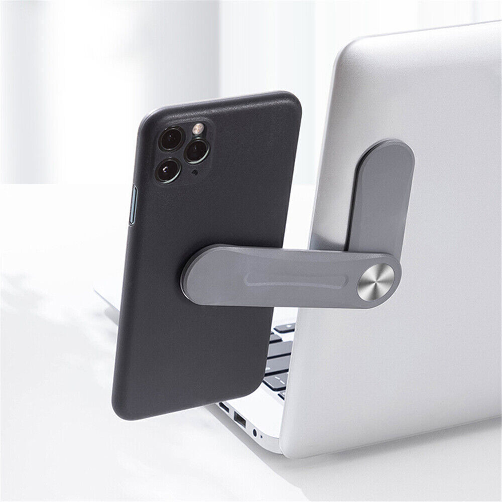 Adjustable Phone Stand with Laptop Side Mount for Tablet and Screen Support-image