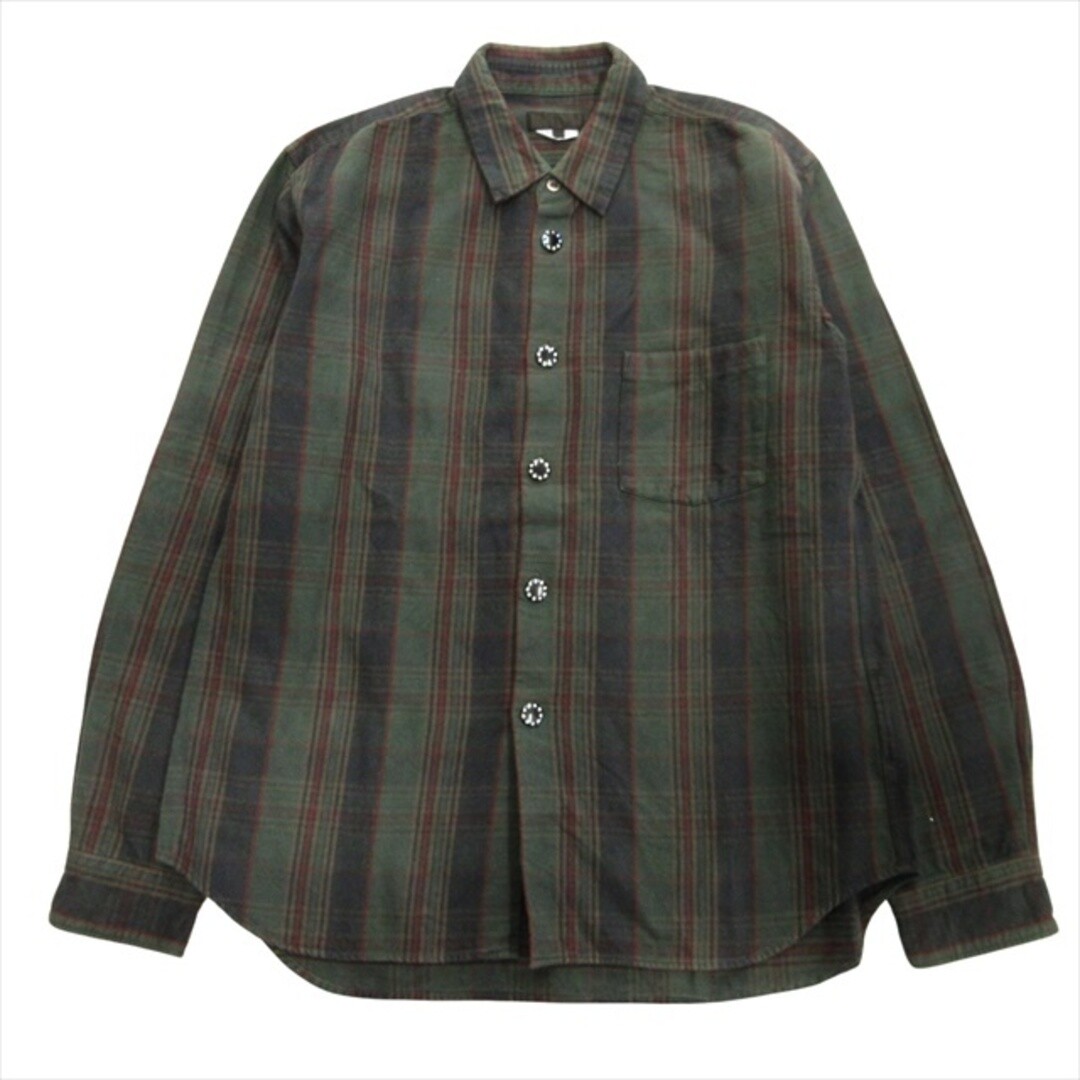 10aw Comme des Garcons Homme Plus Vintage Processing Check Shirt 