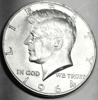 1964 D Kennedy half dollar Double Die Reverse | eBay