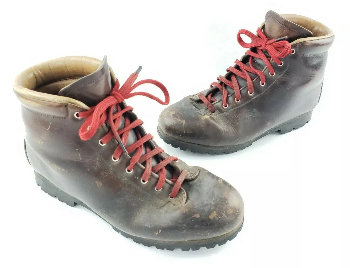 Vintage Pivetta G5 Classic Hiking Mountaineering Boots Men s Size 8.5 A Narrow