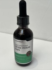 White Willow Bark Liquid Extract  2 fl oz  Alcohol Free  by Horbaach Exp 9-25