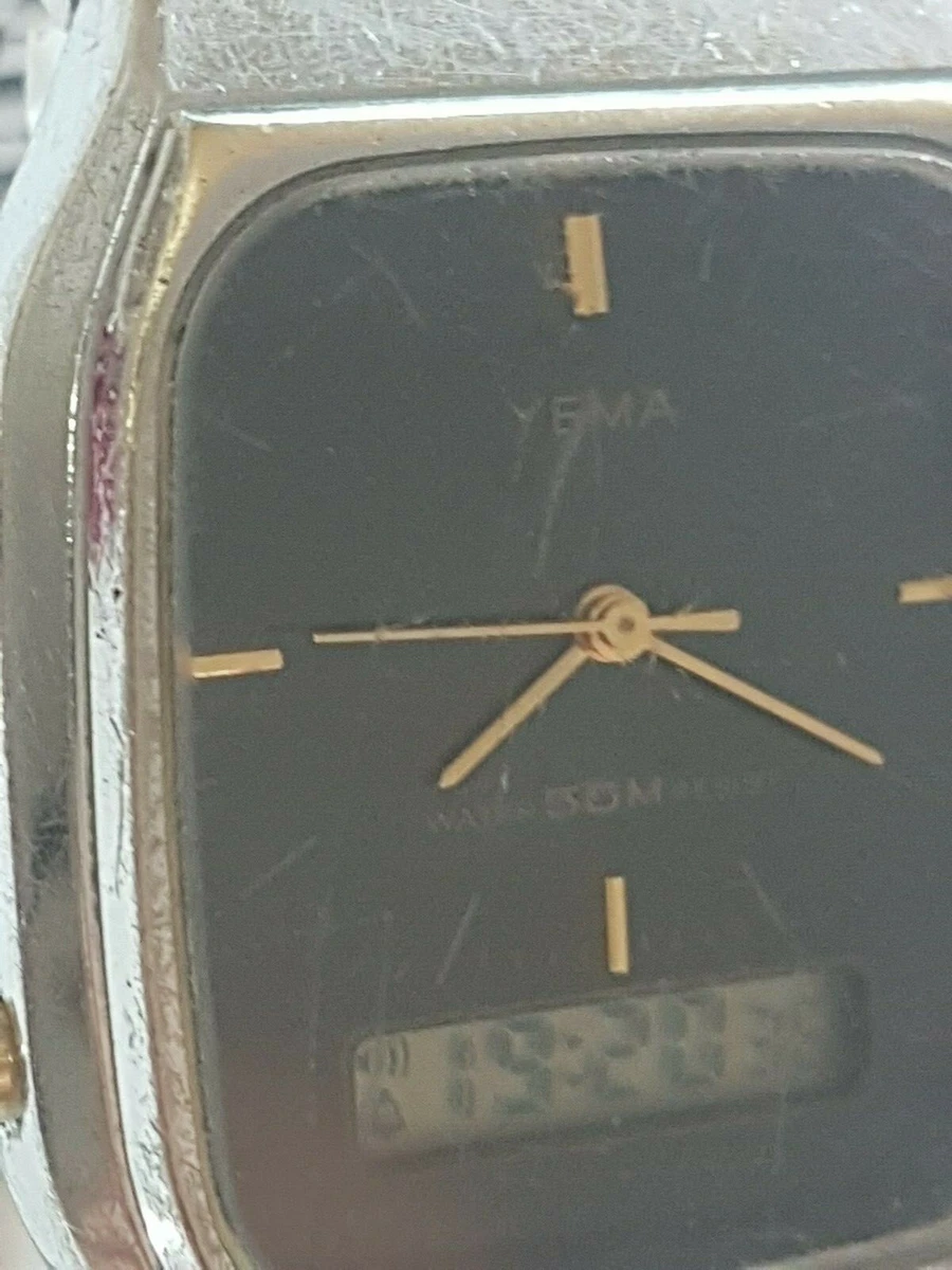 VINTAGE Yema Chronographe Dual Time eBay