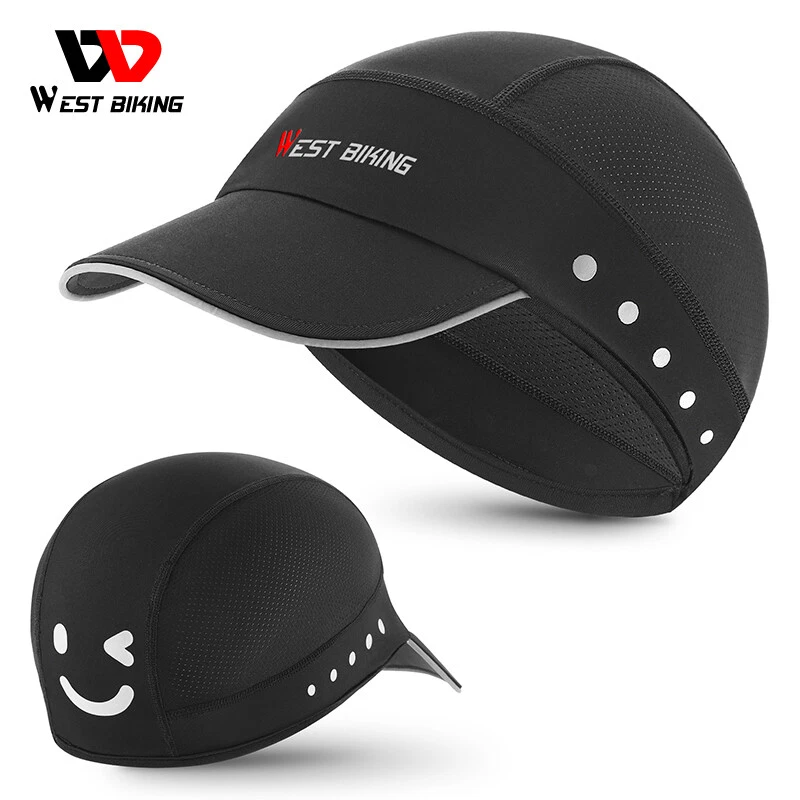 Gorra de Ciclismo de Verano Bicicleta Casco Forro Sombrero UV Ala de Sol Deportes Pesca Sombrero Foto 3 de 4
