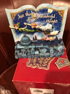 Disney Traditions Jim Shore Peter Pan Storybook Off To Neverland RARE! See Desc. | eBay