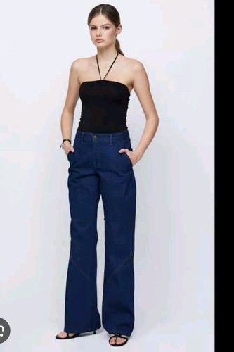 💙 Bec & Bridge 💙 Roxanne straight leg jeans denim size 6 RRP $300 *Bnwt*