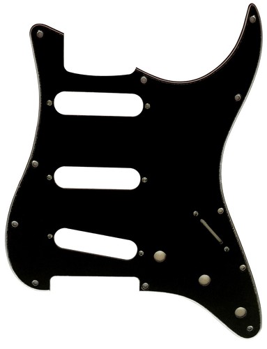 Fender Squier Replacement SSH Loaded Pickguard For Stratocaster - 3-Ply Prewired With Humbucker & Single Coils Guitar Pickguard