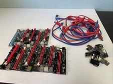 PCI-e Risers w/USB Cable and Adapters