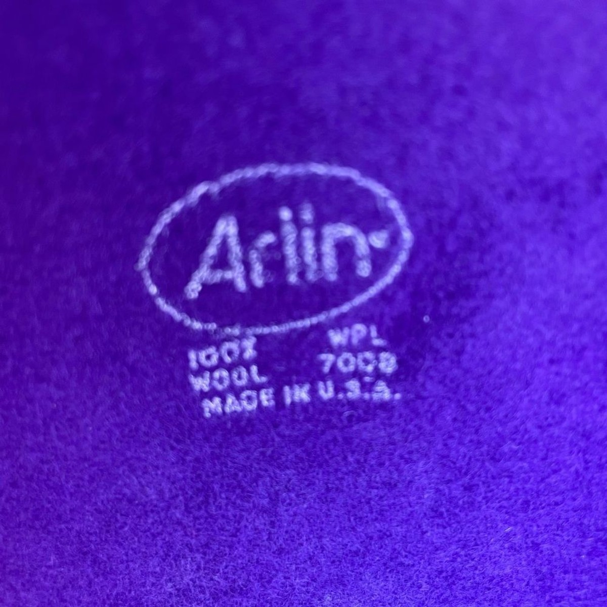 Vintage Arlin Wool Hat Purple with Black Bow | eBay display picture 1